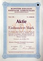 Kloster-Ziegelei Eisenach-Gerstungen AG, Eisenach - 1932