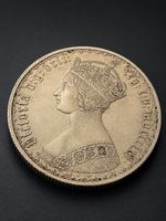 Grossbritannien Gothic Florin 1849 – Queen Victoria – Si