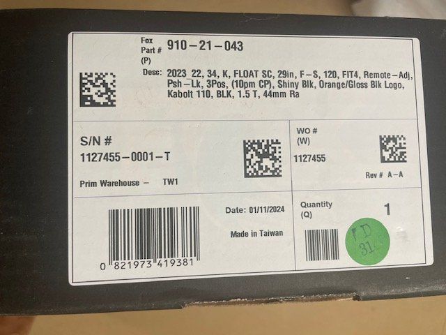 Fox Ersatzteile: A vendre fourche Fox 29" neuve model 34 FIT4 – Neu und originalverpackt aus Aigle von rou_v75x 3