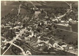 MÖNCHALTORF Flugaufnahme Swissair