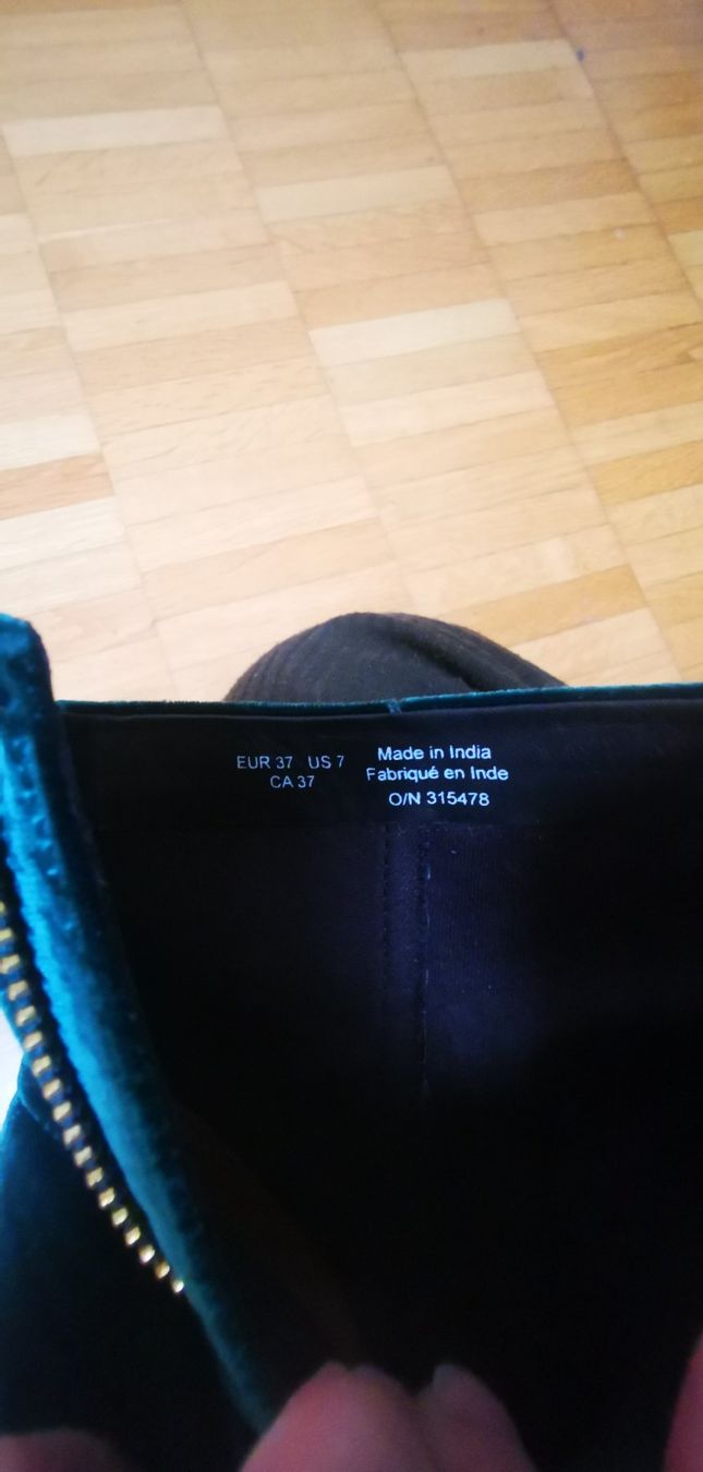 Scarpe da donna: Samt Stiefeletten, türkis, Grösse 37 – Usato da Frauenfeld venduto da Knodel 4