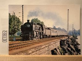 AK von Dampflokomotive aus Deutschland 1961