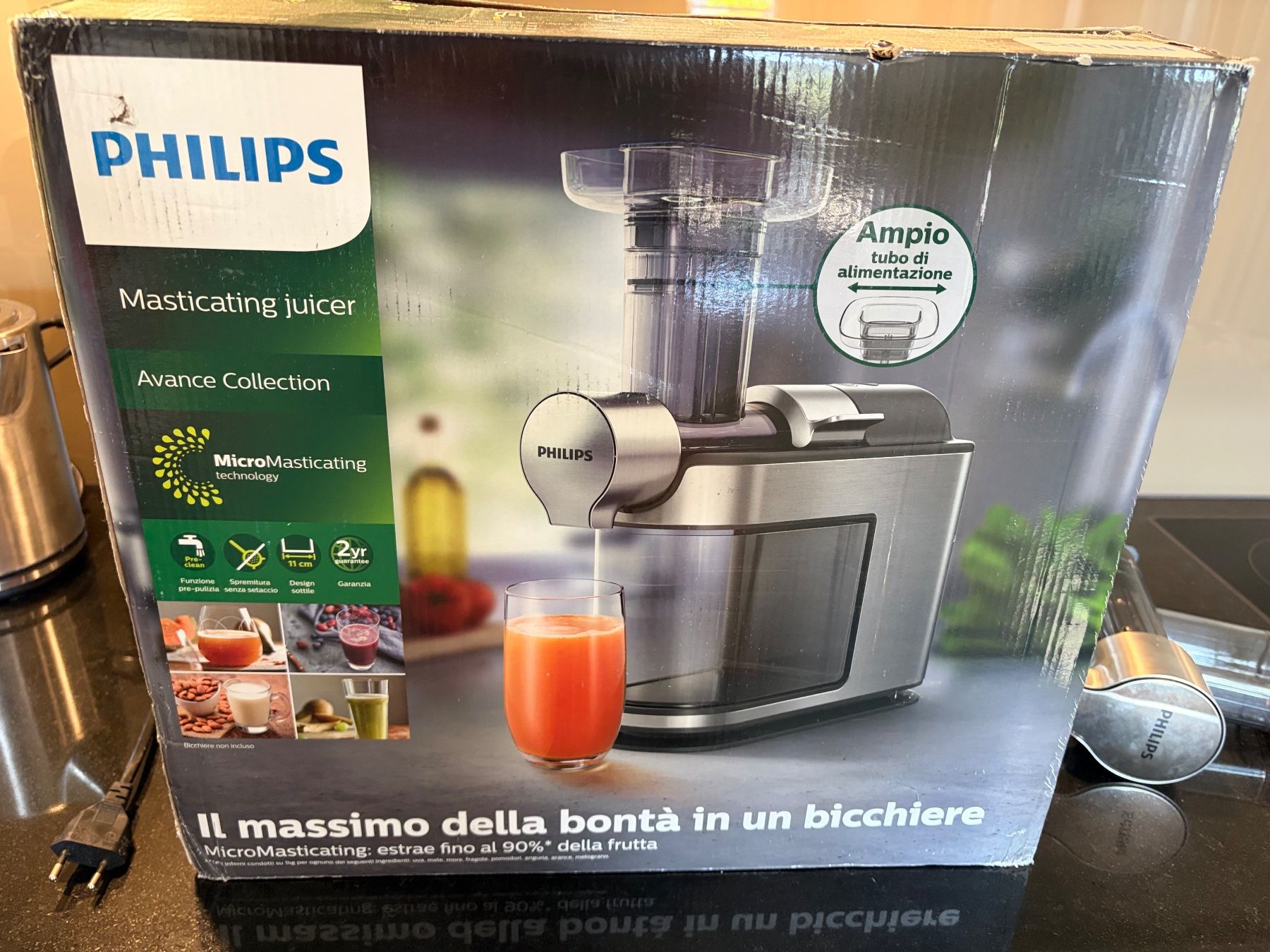 Philips Elettrodomestici da cucina: Philips Masticating Juicer HR1949, Entsafter – Usato da Wil SG venduto da Klicks 5