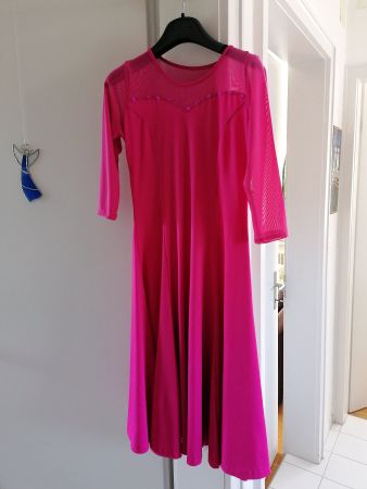 hübsches tanz/coctailkleid pink gr. 34-36