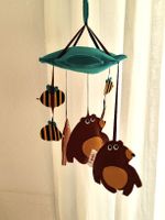 Mobile bébé 3 Sprouts + bras articulé - Design doux & premiu