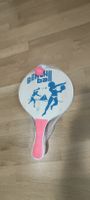 Retro Beachball Set, Holzschläger mit Ball, Top Zustand!