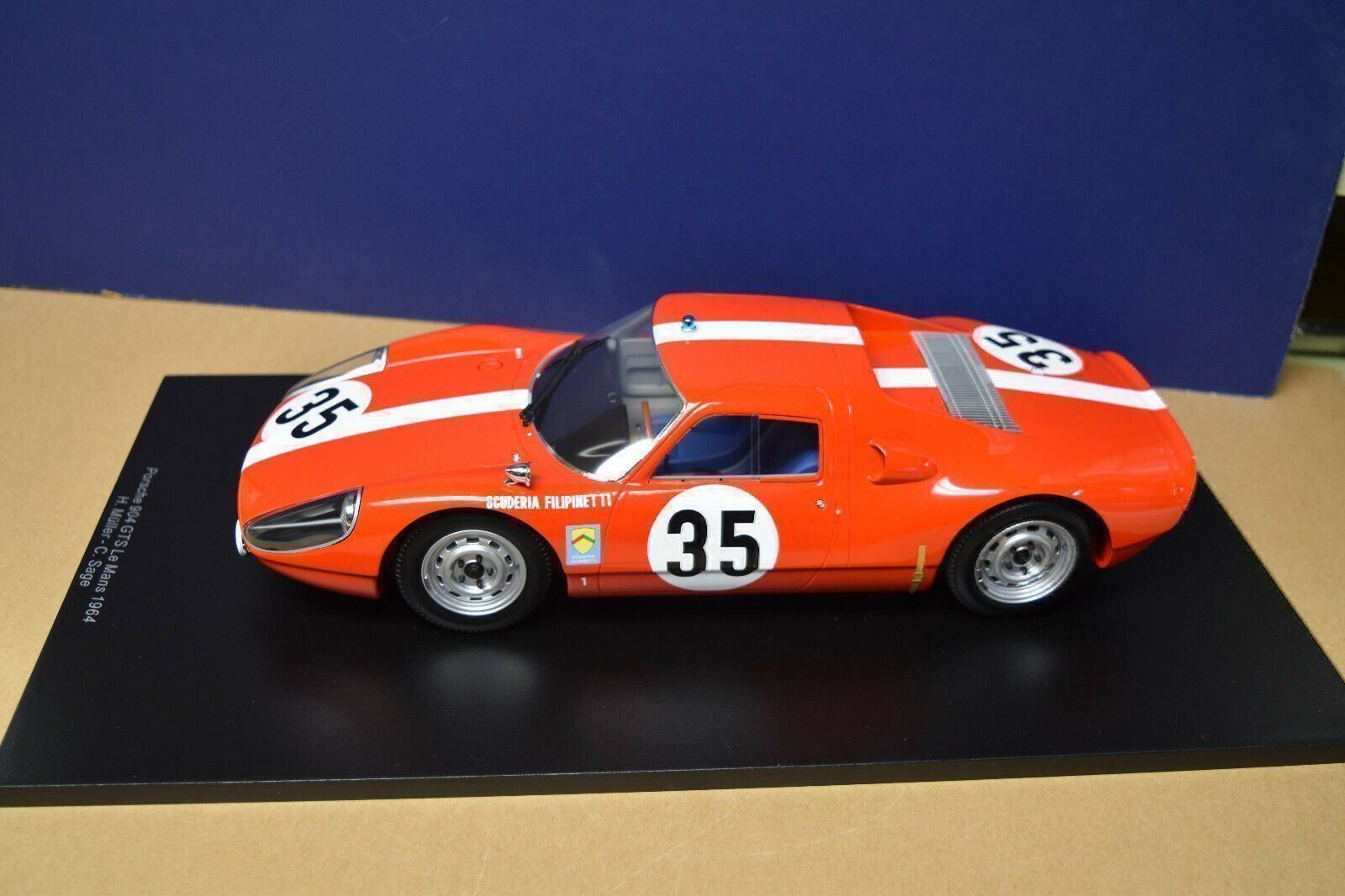 Porsche Modellini d'auto: PORSCHE 904 GTS #35 HERBERT MÜLLER 1:12 – Nuovo e nell'imballaggio originale da Suhr venduto da Moebelsiralfred 1