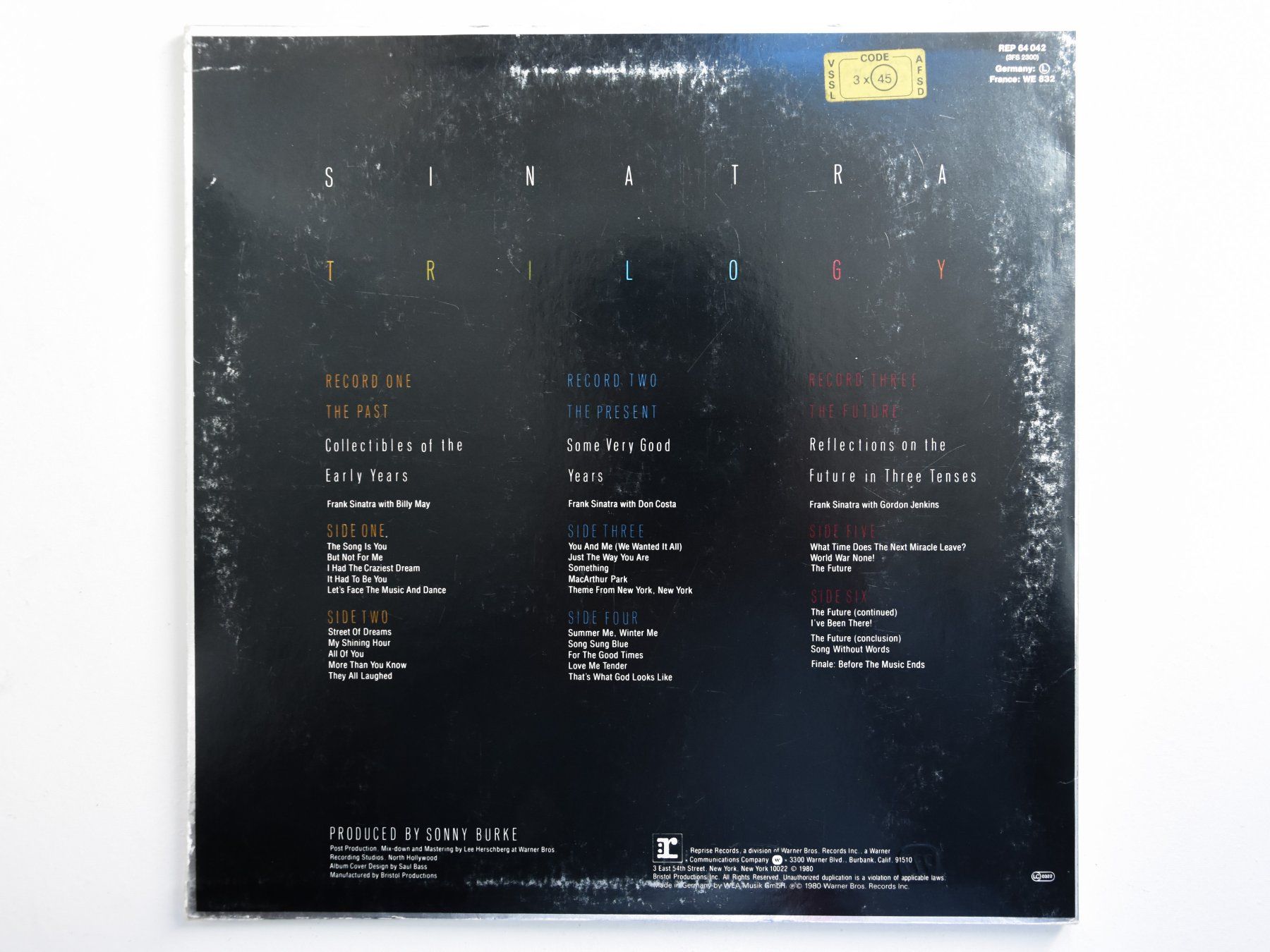 Dischi in vinile: Frank Sinatra - Trilogy: Past, Present & Future – Usato da Belmont-sur-Yverdon venduto da ag97 1