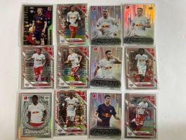 11 Sammelkarten RB Leipzig Topps Chrome Bundesliga