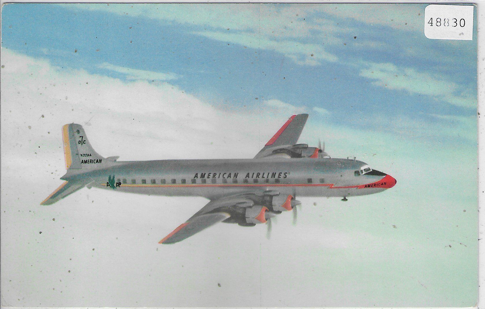 Cartoline postali: American Airlines - DC-7 – Usato da Ettingen venduto da Kartenplanet
