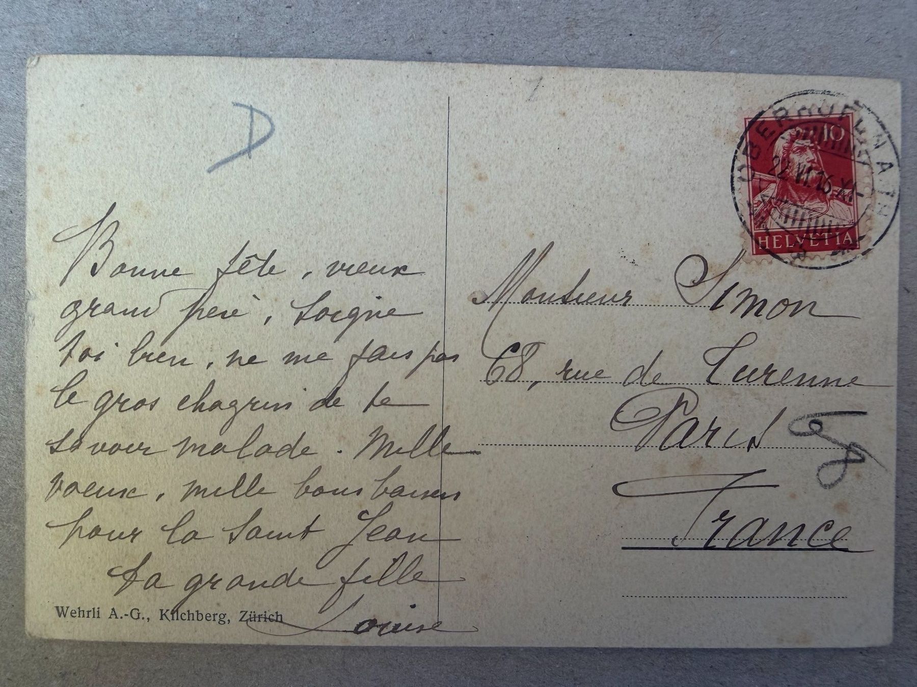 Cartoline postali: OBERHOFEN - Heidenhaus - Ansichtskarte – Usato da Tegerfelden venduto da siebenmacky 1