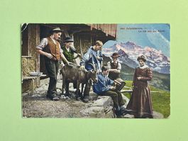 Aelplerscene - Stempel Trachtenfest 1946