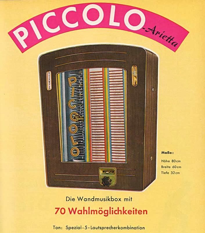 Jukebox: Jukebox Wandmodell Arietta 1956 – Usato da Rothenburg venduto da Nosta4 1
