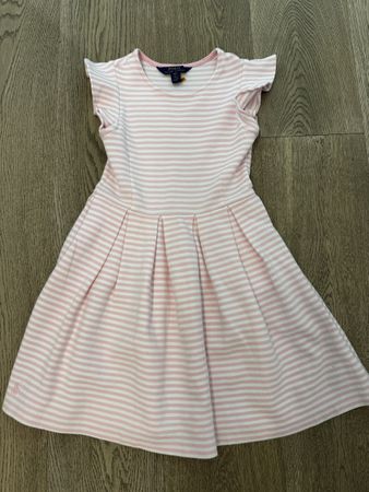 Polo Ralph Lauren Gestreiftes Sommerkleid Gr. 128 Top Zust