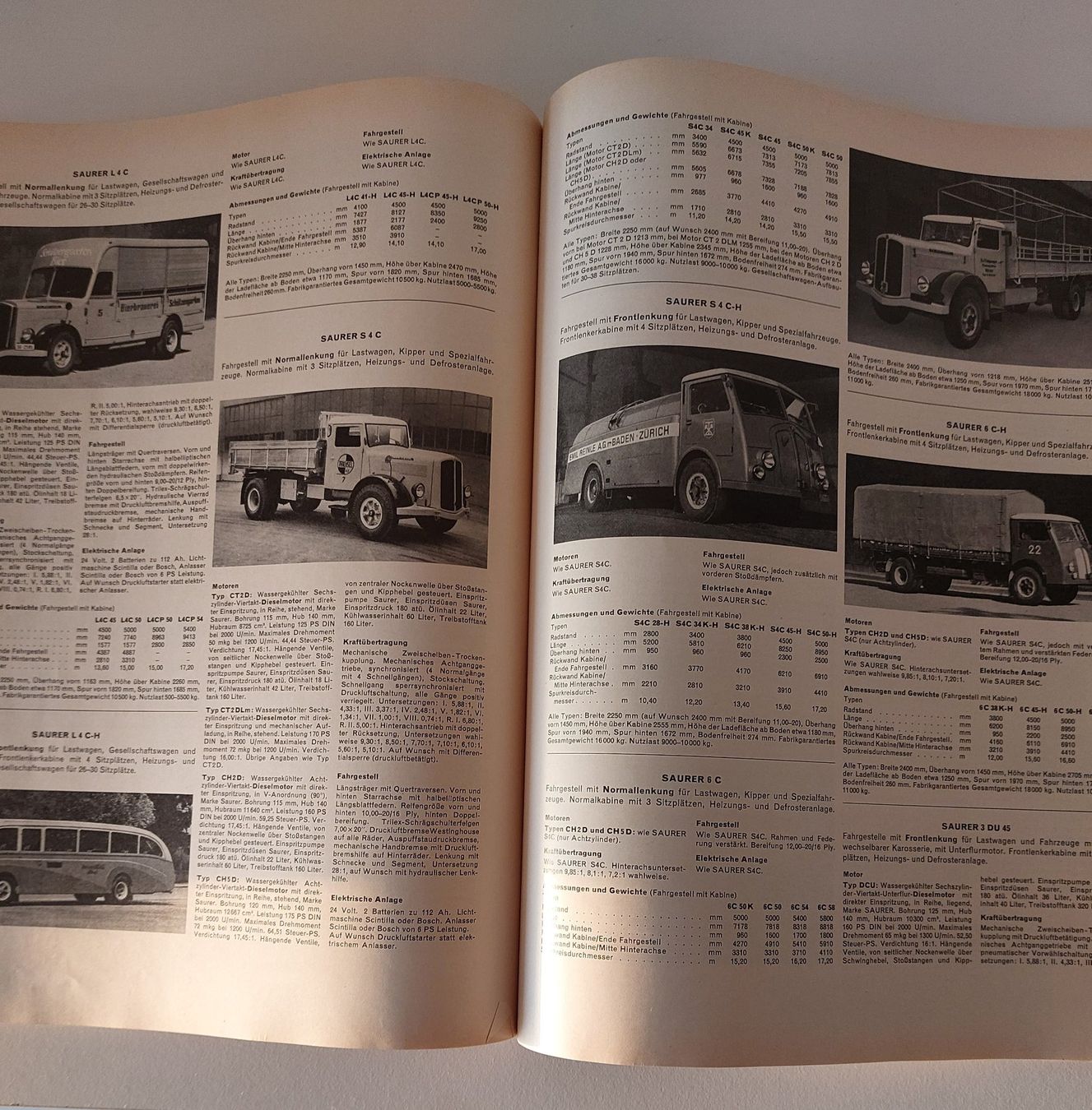 Nutzfahrzeug INUFA 1959 Katalog LKW Mowag Saurer Bührer Trak (Gebraucht ...