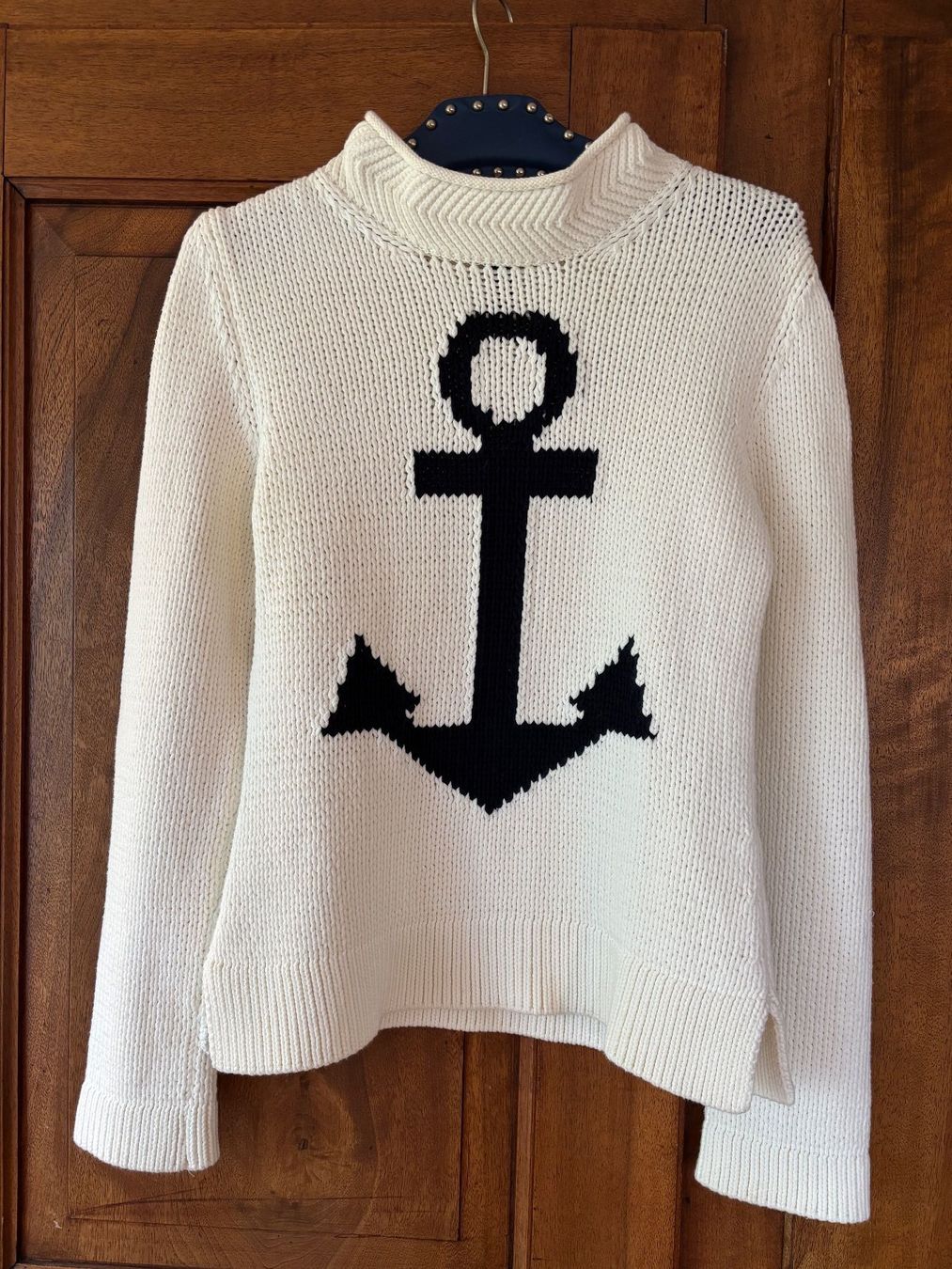 Marc Cain Maglioni & Felpe: Marc Cain Strickpullover mit Anker, creme Gr. N4/EU 38/40 – Usato da Horgen venduto da uge_pd5p