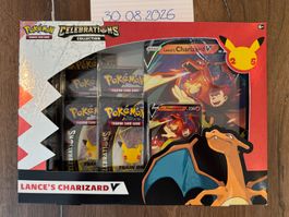 POKEMON Celebrations Lance's Charizard V Collection EN OVP