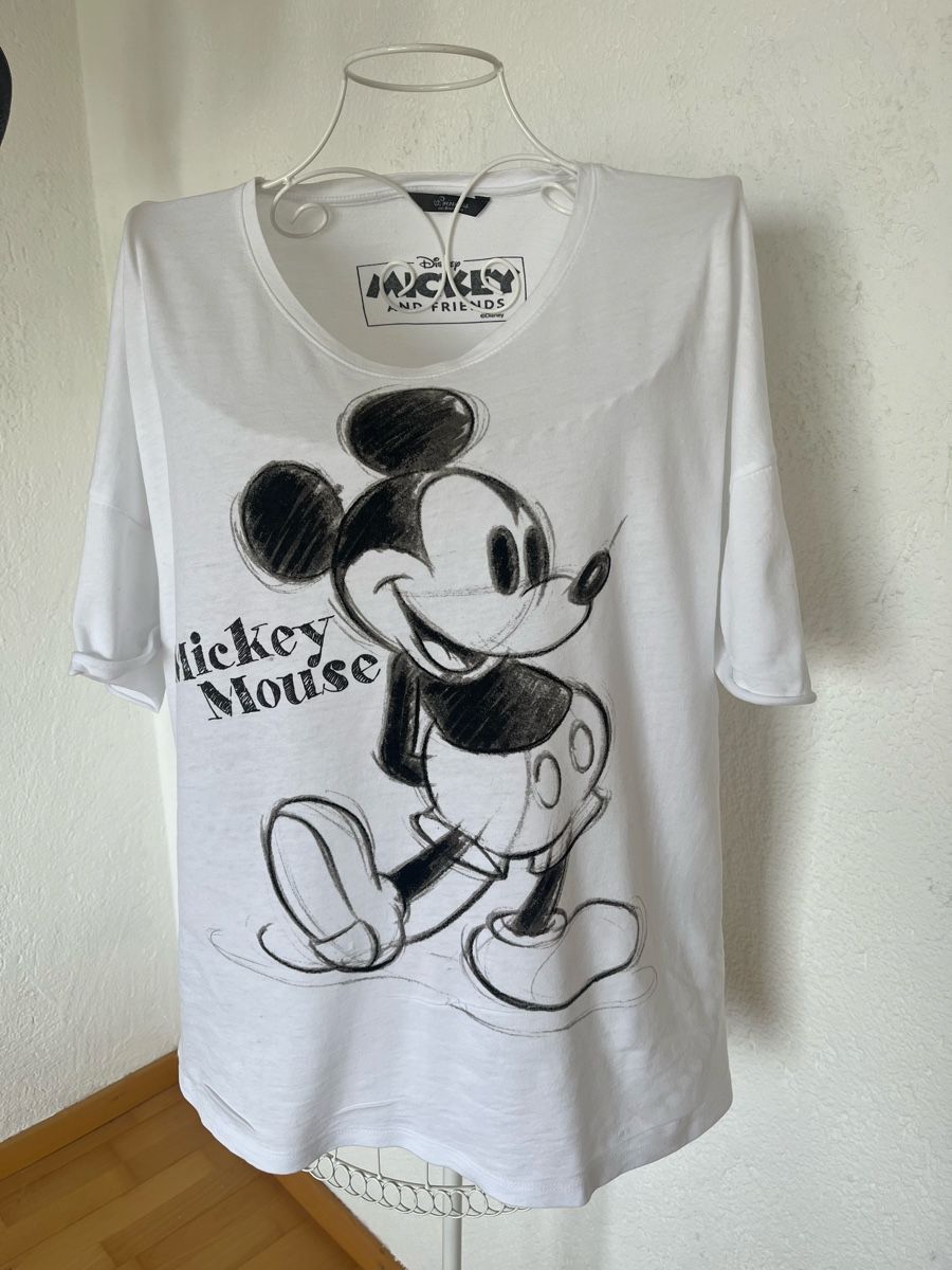 Princess goes hollywood T-shirt: Princess Mickey T-Shirt weiss – Usato da Rorschacherberg venduto da Artmaru