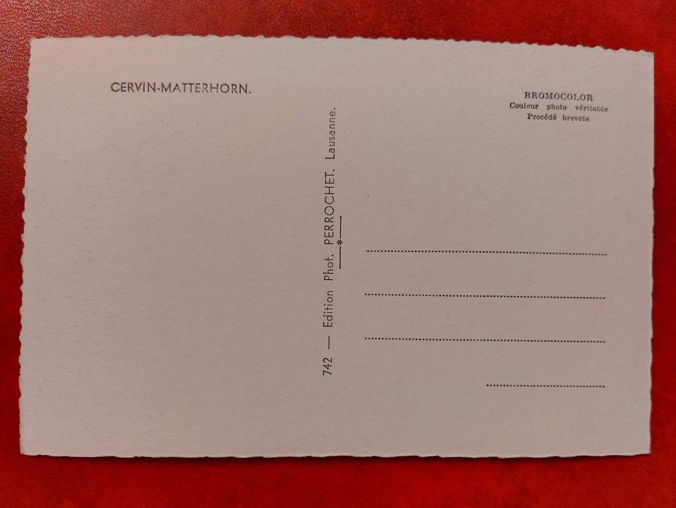 Cartoline postali: Cervin - Matterhorn – Usato da St-Légier-Chiésaz venduto da Theo006 1
