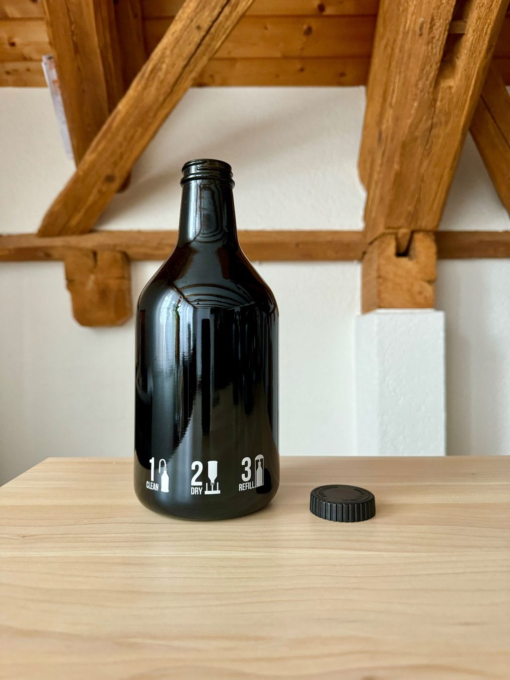 Feldschlösschen Bicchieri, Caraffe & Bottiglie: Growler Beerstation 1L - Bouteille – Usato da Cressier FR venduto da arnoos 1