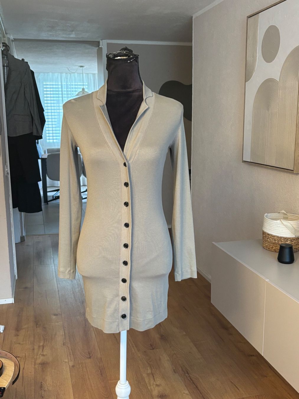 Jacken: Marc Cain gerippte Long  Strickjacke Baumwolle – Gebraucht aus St. Margrethen SG von dijanaO