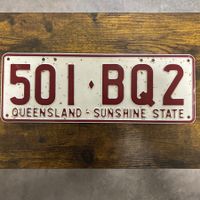 🇦🇺 Australien - Queensland 501 BQ2 - Autoschild