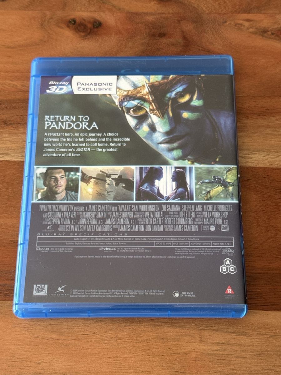 Tous les DVDs: Avatar Blu-ray 3D – D'occasion à Basel par rasmuswilli 1