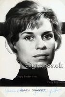 Anneli Granget (1935-1971) Schauspielerin - sign. Foto