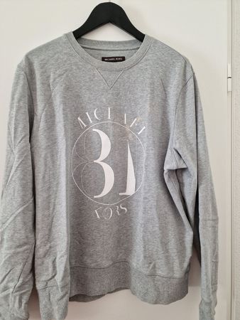 Michael Kors Herren Sweatshirt – Grau – 81 KORS Logo –