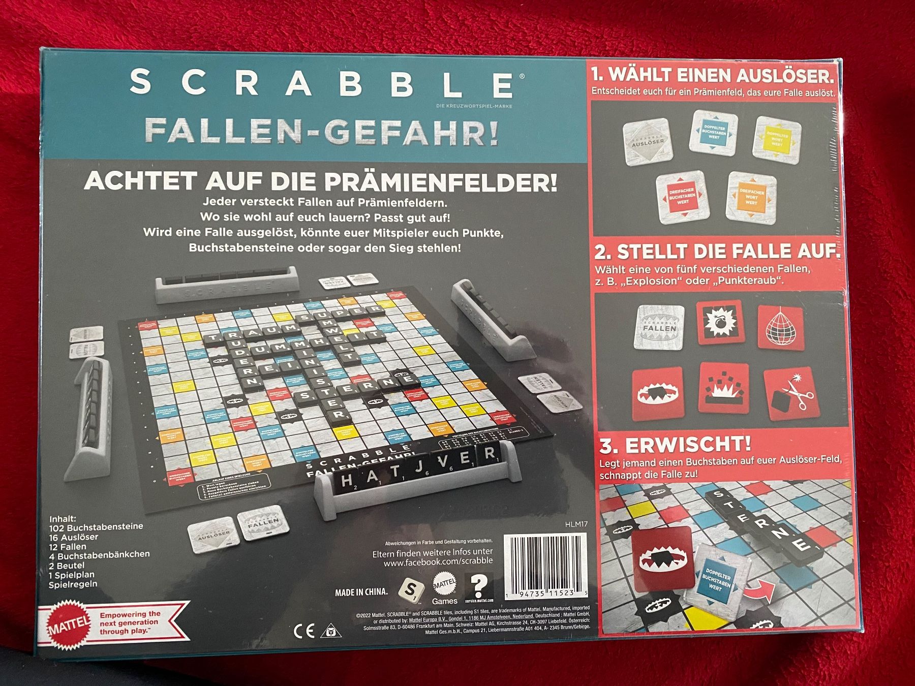 Mattel Giochi: Spiel: Scrambble NEU – Nuovo e nell'imballaggio originale da Zürich venduto da Betschart99 2