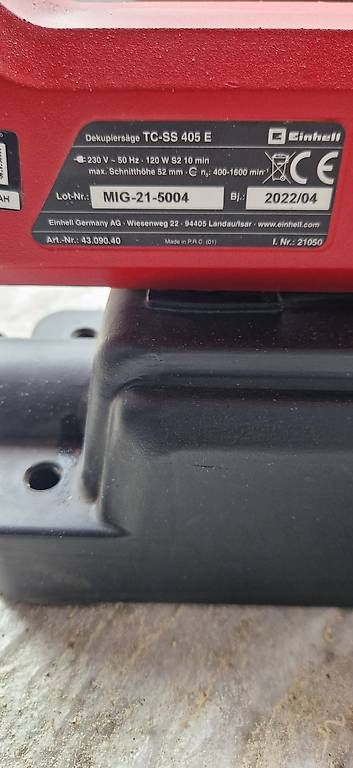 Einhell Seghe: Dekupiersäge TC-SS 405E – Usato da Romanshorn venduto da fag_gnd6 1