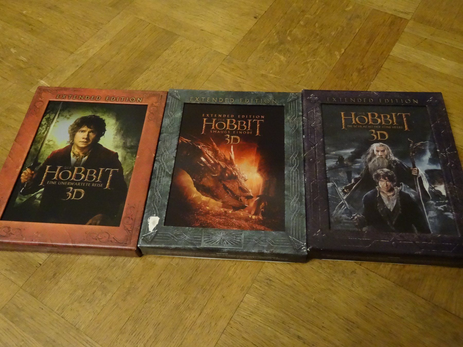 Tutti i DVDs: Der Hobbit Trilogie Extended Edition 3D Blu-ray – Usato da Olten venduto da Disc-Verkauf