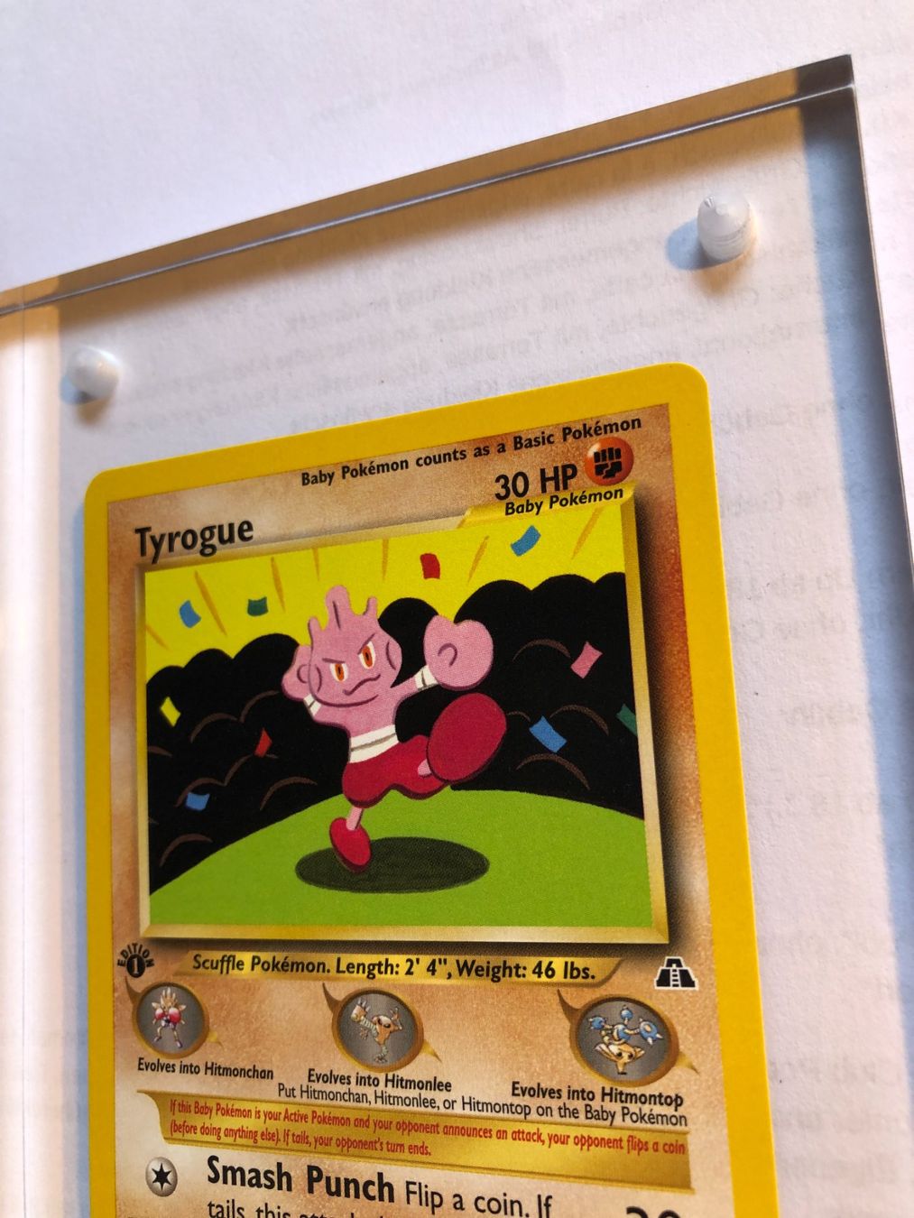 Carte collezionabili: Tyrogue 1st Neo Discovery - MINT - ab 1.- – Usato da Giubiasco venduto da dan_pr8b 3