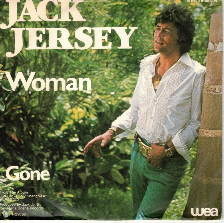 Dischi in vinile: Single7 Jack Jersey -- Woman – Usato da Rheinau venduto da thealbum