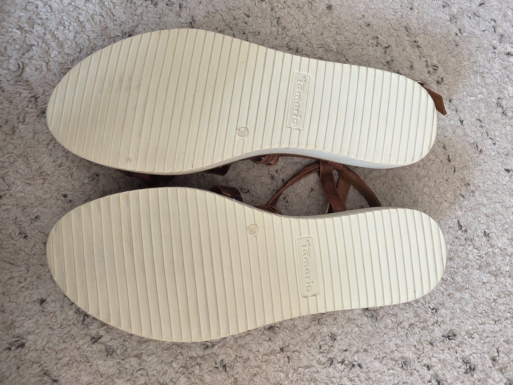 Tamaris Scarpe da donna: Sandales compensées Tamaris, pointure 38, neuve – Nuovo (secondo la descrizione) da Vevey venduto da Renka2011 2