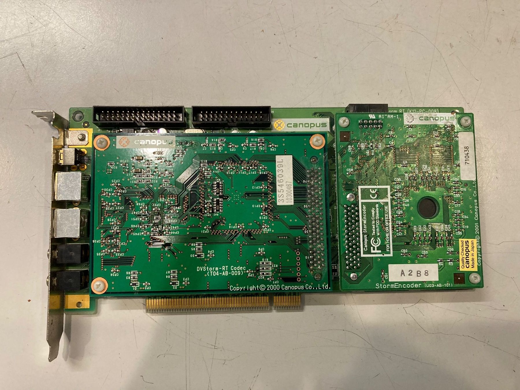 Laufwerke & Adapter: Canopus Video-Aufnahme + Storm Encoder PCI-Karte – Gebraucht aus Basel von Pbuergiss
