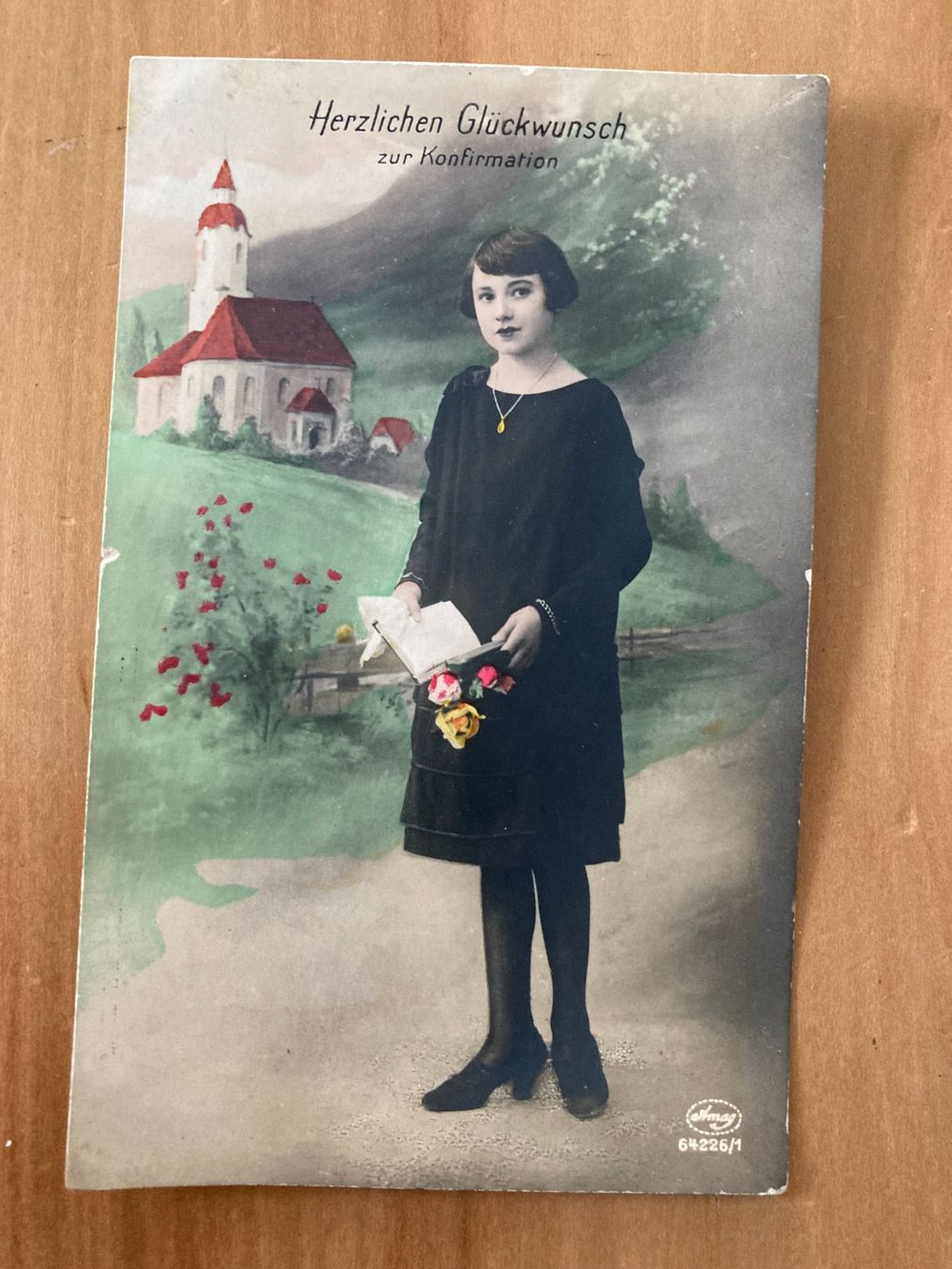 Cartoline: antike Konfirmationskarte – Usato da Subingen venduto da ArtBead