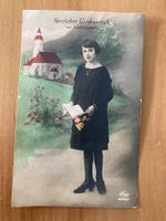 antike Konfirmationskarte