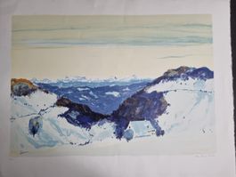 HANS-RUEDI SIEBER LITHOGRAPHIE SIGNIERT NUMMERIERT
