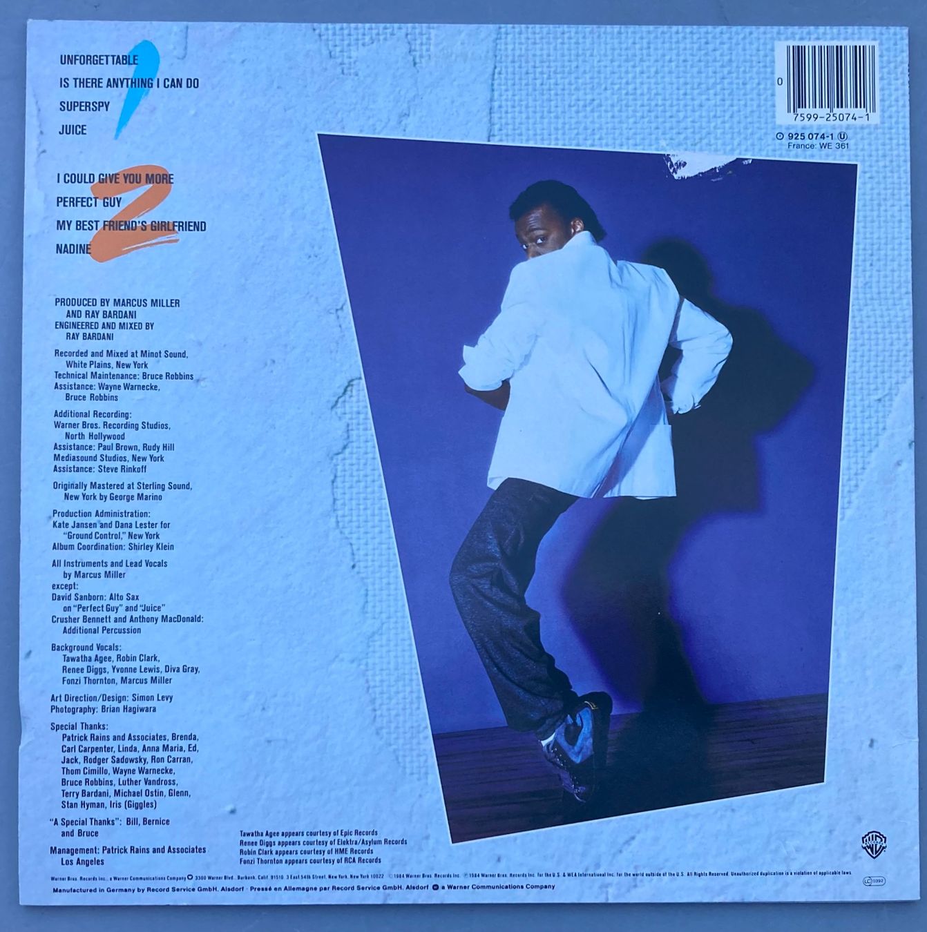 Vinyles: MARCUS MILLER - MARCUS MILLER – D'occasion à Poliez-Pittet par Newtown-Records 1