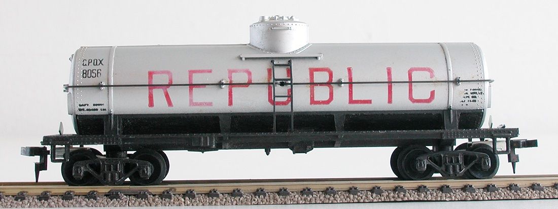 Modellini di ferrovie: US Kesselwagen CPOX Spur H0 – Usato da Oberwil BL venduto da Klang 1