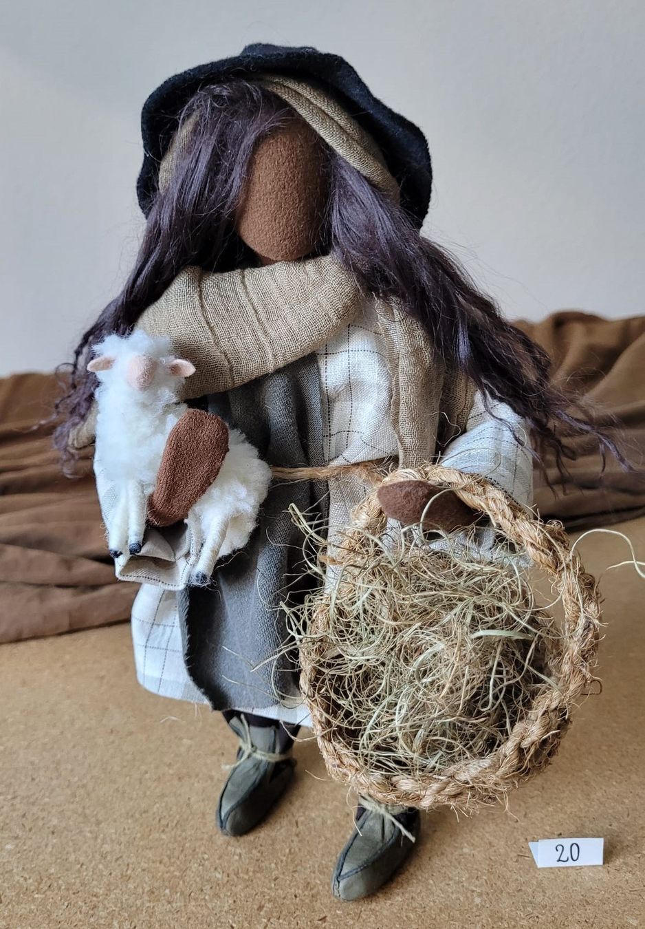 Figuren: Schwarzenberger Krippenfiguren 27cm Hirt mit Schäfli N20 – Neu (gemäss Beschreibung) aus Abtwil SG von Roebi250 2