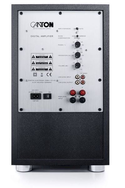 Canton Lautsprecher: CANTON AS 85.3 Subwoofer Schwarz – Neu und originalverpackt aus Bottighofen von zaap 4