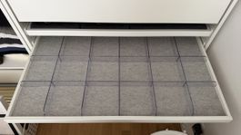 IKEA PAX Trennsteg mit grauer Filz Einlage