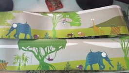 Frise murale autocollante pour chambre d'enfant