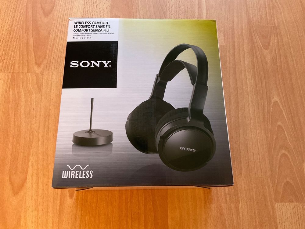 Kopfhörer Sony Wireless Comfort MDR-RF811RK | Kaufen auf Ricardo