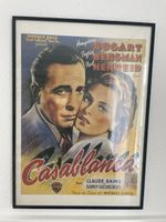 Filmklassiker Casablanca Poster, gerahmt, top Zustand!