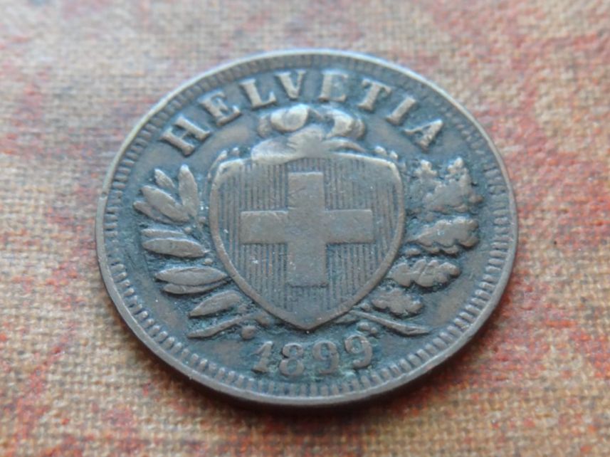 Toutes les monnaies: 2 Rp. 1899  (B) – D'occasion à Romanel-sur-Lausanne par Swift13