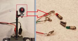 Lima H0: kit 2 x lampes pour feux siganlisation R/V (d)