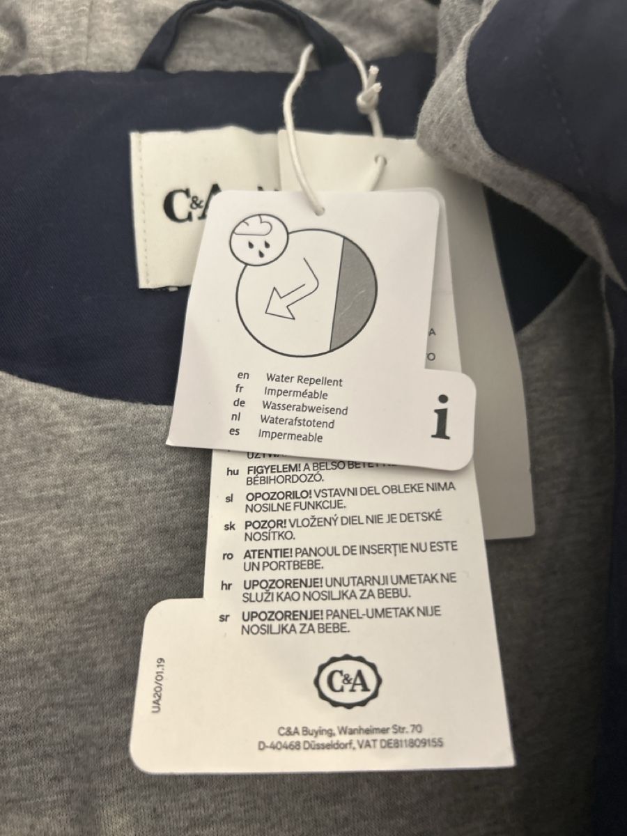 C&A Vestes: Veste imperméable premaman - taille 38 - C&A – Neuf avec emballage d'origine à Savigny par Althea0202 1